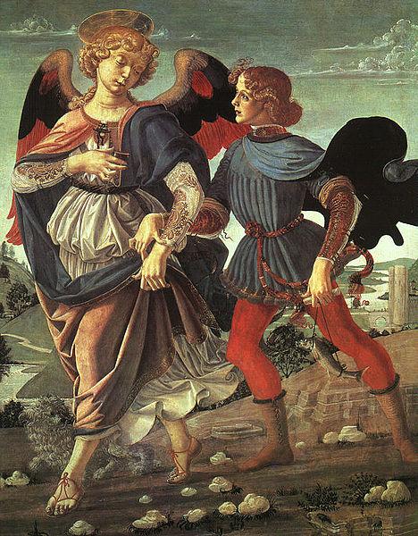 Andrea del Verrocchio Tobias und der Engel
